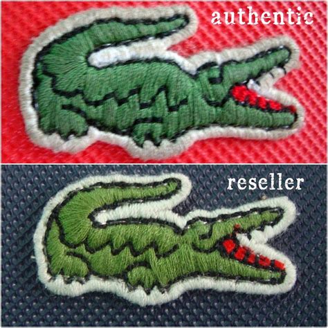 authentic lacoste tote bag original vs fake|lacoste logo counterfeit.